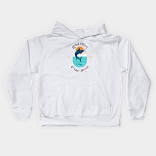 Good Vibes and Tan Lines Summer Vacation Kids Hoodie